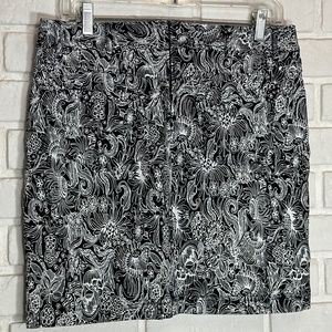 Pretty Navy Floral Skort Size 10